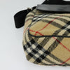 Burberry Flap Shoulder Bag Nova Check Coated Canvas