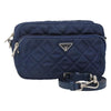 Secondhand Prada Front Pocket Camera Bag Quilted Tessuto