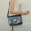 Secondhand Celine Circle logo Navy Leather Bags