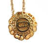 Secondhand Christian Dior CD Round Pendant Necklace