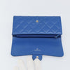 Chanel CC Gusset Classic Flap Wallet Quilted Lambskin