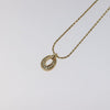 Secondhand Christian Dior CD Pendant Necklace Gold-plated
