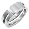 Secondhand Gucci Logo Band Ring Sterling