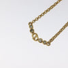 Secondhand Christian Dior CD Pendant Necklace Gold-plated