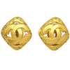 Secondhand Chanel CC Rhombus Clip-On Earrings