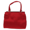 Salvatore Ferragamo Double Gancini Side Buckle Tote Satin