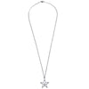 Secondhand Chanel Star CC Pendant Necklace Metal and Crystals