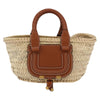Secondhand Chloe Marcie Tote RAFFIA