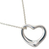 Secondhand Tiffany & Co. Elsa Peretti Open Heart Pendant Necklace Sterling