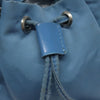 Secondhand Prada Vela Drawstring Bucket Wristlet Pouch Tessuto