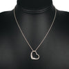 Secondhand Tiffany & Co. Elsa Peretti Open Heart Pendant Necklace Sterling