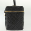 Secondhand Chanel Vanity pouch Black Leather Bags