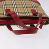 Secondhand Burberry Nova Check Handbag Nova Check Canvas and