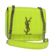 Secondhand Saint Laurent Vicky Crossbody Bag Vertical Quilted Patent
