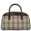 Burberry Nova Check Bowling Bag Canvas