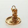 Secondhand Chanel Vintage Round CC Clip-On Earrings