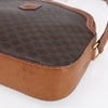 Celine Vintage Macadam Shoulder Bag Canvas and Leather