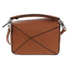 Secondhand Loewe Puzzle Bag Brown Leather Bags