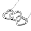Secondhand Tiffany & Co. Triple Heart Pendant Necklace Sterling