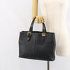 Secondhand Burberry Vintage Handbag Black Leather Bags