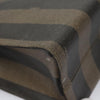 Fendi Vintage Logo Stamp Tote Pequin Coated Canvas
