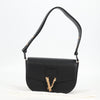 Versace Virtus Flap Messenger Bag Leather