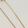 Secondhand Christian Dior CD Pendant Necklace Gold-plated