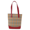 Secondhand Burberry Nova Check Tote canvas check pattern