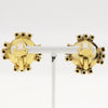 Secondhand Chanel Vintage Round Clip-On Earrings Metal with Faux