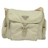 Secondhand Prada Side Pocket Flap Messenger Bag Tessuto