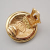 Secondhand Chanel Vintage CC Round Clip-On Earrings