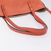 Secondhand Chloe Dilan Tote Orange Leather Bags