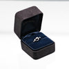 Secondhand Tiffany & Co. Elsa Peretti Open Heart Ring Platinum with Diamonds
