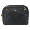 Bally Vintage Chain Shoulder Bag Quilted Leather