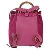 Gucci Vintage Bamboo Backpack Suede