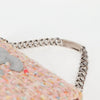 Chanel Vintage CC Chain Top Handle Bag Quilted Tweed