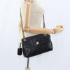 Chanel Vintage Front Pocket Shoulder Bag Quilted Lambskin