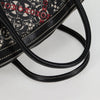 Secondhand Chanel Optic Coco Bowler Bag Printed Coated Canvas with Caviar