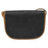 Christian Dior Vintage Honeycomb Flap Crossbody Bag Coated Canvas
