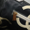 Chanel CC Resin Chain Tote Quilted Raffia