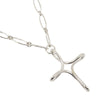 Secondhand Tiffany & Co. Elsa Peretti Infinity Cross Pendant Necklace Silver 925