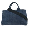 Prada Canapa Convertible Tote Denim