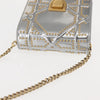 Secondhand Christian Dior Ultra Matte Diorama Vertical Clutch on Chain Studded