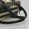 Chanel Le Train Boston Bag Printed Coated Canvas