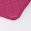 Secondhand Chanel O Case Clutch Quilted Caviar