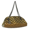 Chanel Just Mademoiselle Bag Quilted Patent