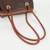 Celine Vintage Macadam Shoulder Bag Canvas and Leather