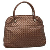 Secondhand Bottega Veneta Intrecciato Brown Leather Bags