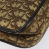 Christian Dior Vintage CD Flap Shoulder Bag Canvas