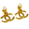 Secondhand Chanel CC Clip-On Earrings